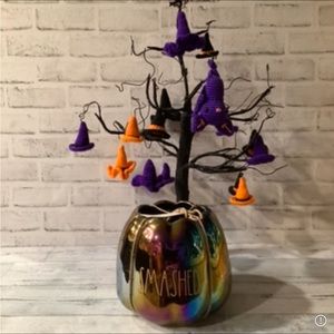Rae Dunn Ceramic Smashed Luster Pumpkin Planter